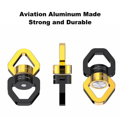Swing Swivel Heavy Duty, Spinning Swing,Tree Swing Spinner with 35KN Capacity for Aerial Swivel,Rock Climing Swivel, Children's Swing,2 Pack - style: Black Gold-2 Pack