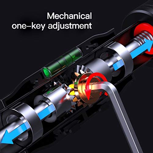 Pull-Up Bars AGYH Door Corridor Horizontal Bar, Wall-Mounted Fitness Bar Without Screws, Non-Slip and Anti-Rotation, 100-150 Adjustable, Safety Load 250kg