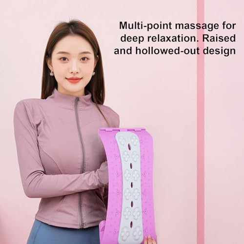 Lumbar Back Stretcher, Ergonomic Curved Design, 1piece, Ergonomic Spine Stretcher, Adjustable Back Massager, Quick Setup, for Spine Discomfort Muscle Relaxation
