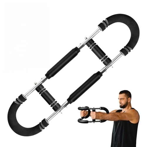 Spring Bars for Exercise for Men & Women, Exercise Hand Grippers with 4 Spring, Home Fitness Equipment for Enhancing Upper Body Muscle