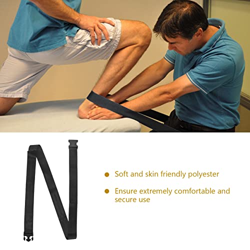 Stretching Belt, Extremity Mobilization Belt Polyester Cinch Buckle Yoga Strap Yoga Assisted Stretch Belt Fitness Tension Rope re sist ANC e Belt Fitness Stretching Strap