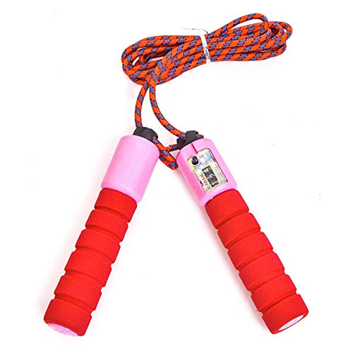 Jump Rope,Number Counter Fitness Lose Weight Adjustable Skipping Jump Rope for Men Women and Kids Random Color