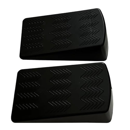qibylift Slant Board for Squats, Yoga Wedge Block Pairs, Black Calf Stretcher Exercise Ramps for Weightlifting Pilates Home Gym Fitness