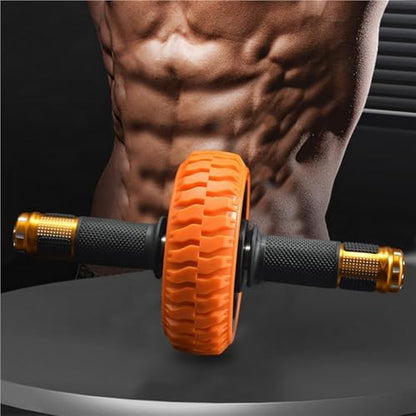 Single-wheel Stable Abdominal Great Easy To Assemble Ab Wheel Roller Working Out Power Exercise Wheel Muscle-strength - size: Red