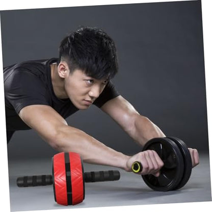 DECHOUS Ab Roller Wheel with Wide Stability Fitness Roller for Multi-angle Abdominal Core Strength Training Suitable for Men and Women Beginners and Experts with Knee Mat Included