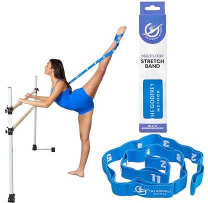 Multi Loop Stretch Band, Dance, Gymnastics, Cheerleading, 13 Loops, The Godfrey Method