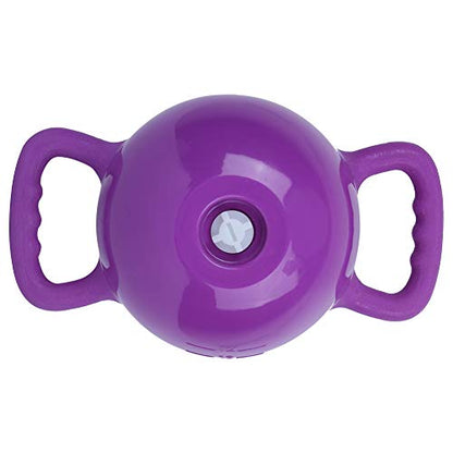 Water Filled Kettlebells, Adjustable Fitness Kettlebells for Home Workout, 1.2-12lb Water Adjustable Weight with Non - Slip Handle for Yoga Pilates Strength Training - color: Violet