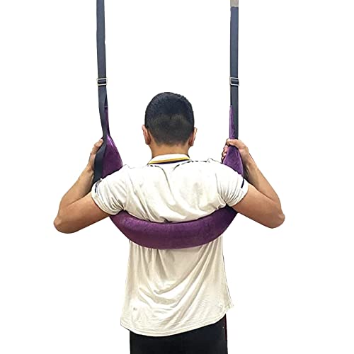 Hanging Bar for Back Decompression, Suspension Training Straps, Hanging Horizontal Bar Lumbar Disc Sling - Spine Rehabilitation Strap for Back Pain Relief and Flexibility Improvement