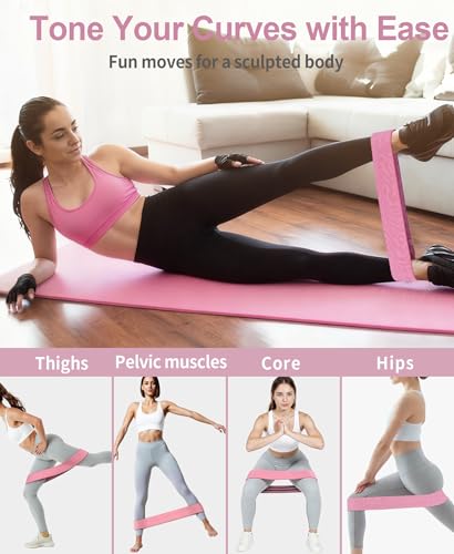 Pelvic Floor Exercise Devices Kegel Exerciser Muscle Trainer 15-70lbs Adjustable for Women/Men, Inner Thigh Exerciser Hip Abductor Machine with Resistance Band, Leg Workout