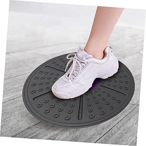 VOSAREA Balance Training Board Purple PP Material Non Slip Fitness Equipment for Core Strength Stability Posture Improvement Yoga and Home Exercise