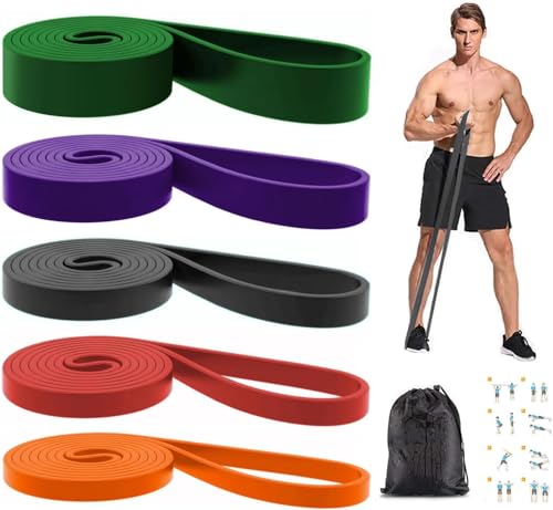 Resistance Bands, Pull Up Assistance Bands Set for Men & Women, Exercise Workout Bands for Working Out, Pull Up Bands, Body Stretching, Physical Therapy, Muscle Training