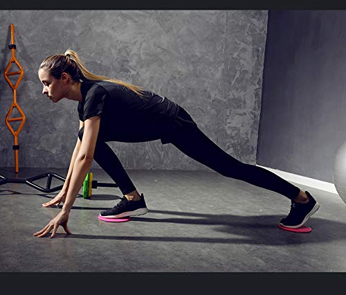 PHYSIKAL Exercise Core Sliders, Double-Sided use on Carpet, Hardwood Floors and on Any Surface. Full Body Workout. Compact for Travel or Home Abdominal Exercise Equipment