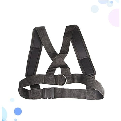 Adjustable Sled Workout Harness with Heavy Duty Hooks for Training