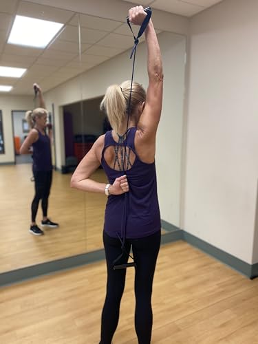 Exerband Triple Loop Exercise Intermediate Kit, 3 Unilateral Loop Tubes, 1 Web Anchor Strap with Metal Hook, and 1 Instruction Sheet - Portable Resistance Training Kit - Designed to Fit Any Standard