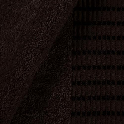 MALLONI HOME Ultra Soft 3 Pack Cotton Towel Set, Contains a Bath Towels 28x55 inch, a Hand Towels 16x24 inch & a Wash Coths 12x12 inch, Ideal Everyday use, Compact & Lightweight - Chocolate Brown - color: Chocolate Brown, size: 3 Pack Set