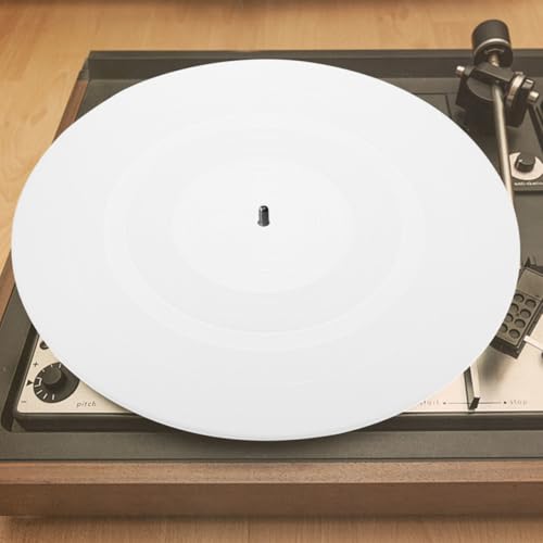 Garneck Vinyl Record Player Mat 11.61 Inch Turntable Slipmat Anti-Static Rubber Pad for Record Protection and Vibration Reduction