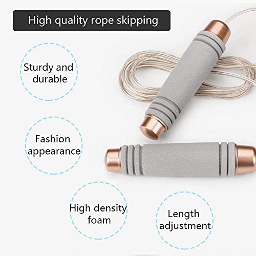Adjustable Jump Rope Speed Skipping,Tian Rope Cardio,Workout and Fitness Training Jump Rope for Kids Men Women