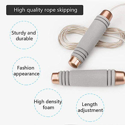 Adjustable Jump Rope Speed Skipping,Tian Rope Cardio,Workout and Fitness Training Jump Rope for Kids Men Women