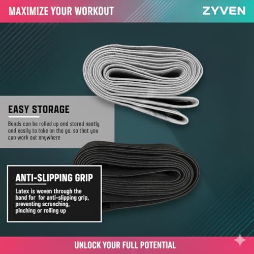 Premium Performance 76" Extended-Length High-Resistance Bands for Ultimate Strength, Mobility, and Plyometric Workouts - color: Black Long Belt