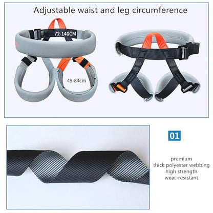 Bungee Fitness Harness with Soft Pad, Heavy Duty Sling Bungee Workout Dance Jumping Safety Waist Belt for Home Gym