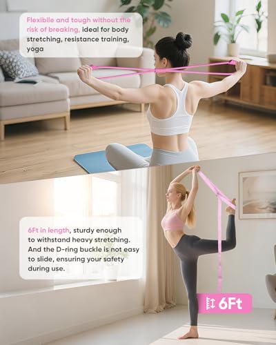 Home Pilates Kit, Pilates Essentials Kit for Women, Pilates Equipment Set with Pilates Ring, Resistance Bands & Accessories, Guides, Pilates Ring and Ball Set for Starters Home Workouts
