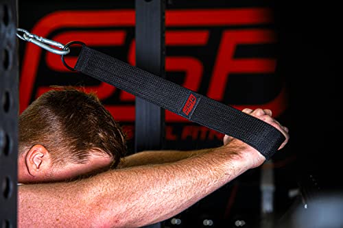 Ab Strap/Tricep Strap Cable Machine and Resistance Band Attachment - size: 18 Inch
