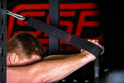 Ab Strap/Tricep Strap Cable Machine and Resistance Band Attachment - size: 18 Inch