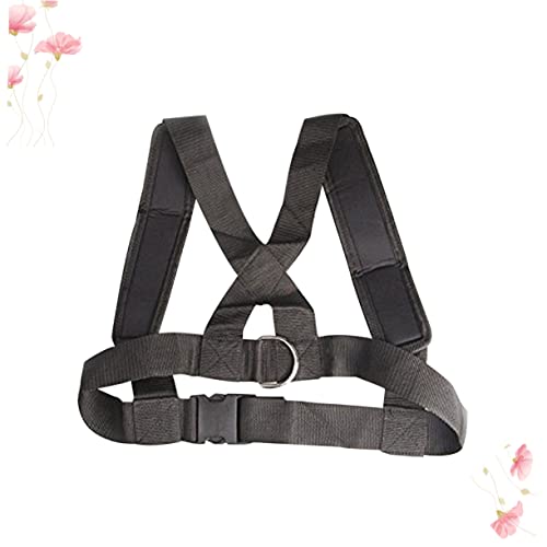HANABASS Adjustable Sled Harness with Heavy Duty Hooks Resistance Band Tool for Speed and Endurance Training Durable Fitness Equipment for Core Strength Posterior Chain Development