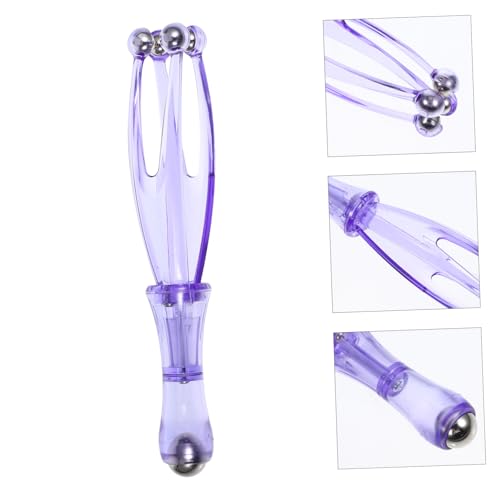 FOMIYES Hand Massager Roller Manual Finger Massager Handheld Fingers Roller Finger Roller Massage Tool, 17.00X3.00X2.00CM, Purple