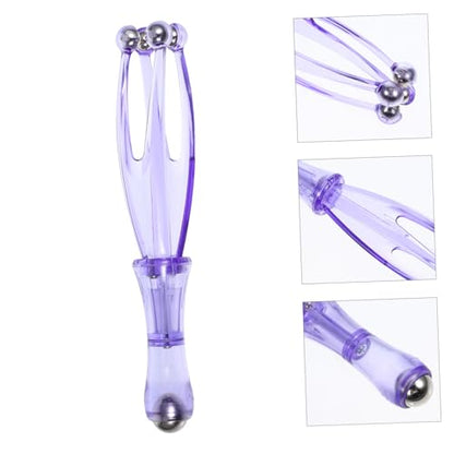 FOMIYES Hand Massager Roller Manual Finger Massager Handheld Fingers Roller Finger Roller Massage Tool, 17.00X3.00X2.00CM, Purple