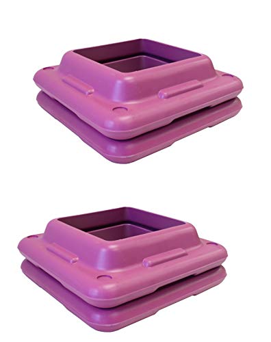 Ader 44'' Original Health Club Step, Aerobic Step, Gym Class Step, Platform with Risers