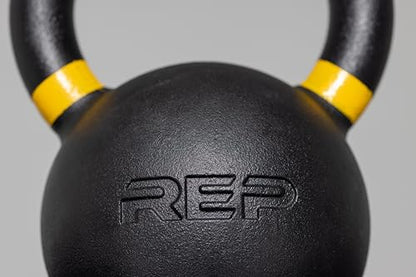 REP Fitness Single Kettlebells Weight Range, Cast Iron, Strength Training, Power Workout Equipment, Home Gym, Free Weights, Dumbbell Alternative, Exercise, Men, Women - style: 15lb