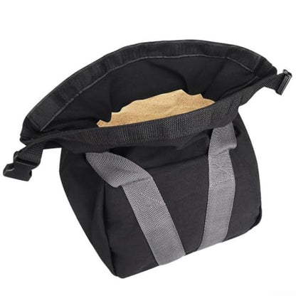 Adjustable Canvas Training Sandbag for Strength and Weightlifting Empty Exercise Bag for Gym Home Fitness Portable Kettlebell and Dumbbell Workouts
