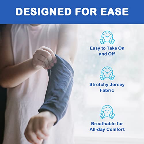 Weighted Compression Sleeve (5 Size Options) Tremor Control, Strength/Movement Assistance, PT & OT (USE SIZE CHART & VIDEO TO FIND THE CORRECT SIZE) - size: Arm Weight LRG