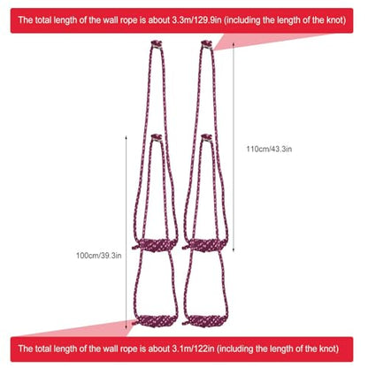 Flexibility Assistance Band - Leg Stretcher Belt, Door Anchors Loop with Multi Grip Numbered Slots, Physical Stretching Ribbon, Muscle Tension Webbing, Foot Extender Web for Improving Mobility