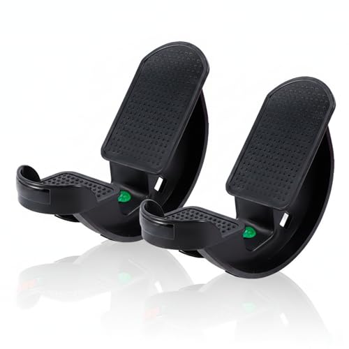 Calf Stretch Board Set of 2 Pieces Foot Rocker for Plantar Fasciitis Relief Achilles Therapy Device Ankle Mobility Balance Tool Non Slip Black Trainer Physical Therapy Equipment Leg Slant Stretcher