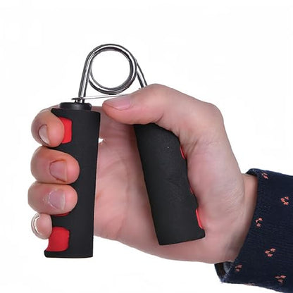 2 Pcs Soft Foam Hand Exerciser，Strengthen Hand Grip Exerciser for Quickly Increasing Wrist Forearm and Finger Strength（Red）