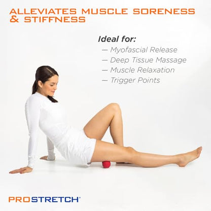 ProStretch Peanut, Massage Ball Roller for Muscle Knots & Trigger Points
