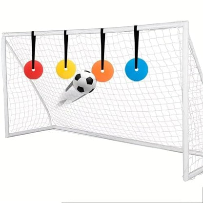 8pcs Adjustable Tape Soccer Training Discs Flat Spot Markers Professional Goal Target Material Colorful