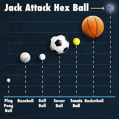 Jack Attack Hex Crazy Bounce Ball