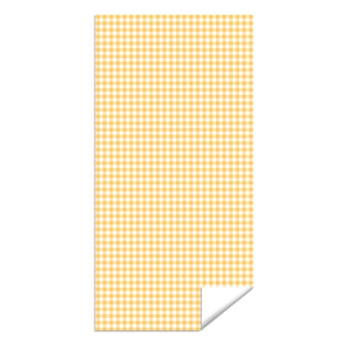 Microfiber Beach Towel Sand Free Quick Dry Oversized Lightweight Absorbent Yellow White Gingham Pattern for Travel Pool Gym Yoga Camping 71 x 32 Inches 1 Pcs - color: Check