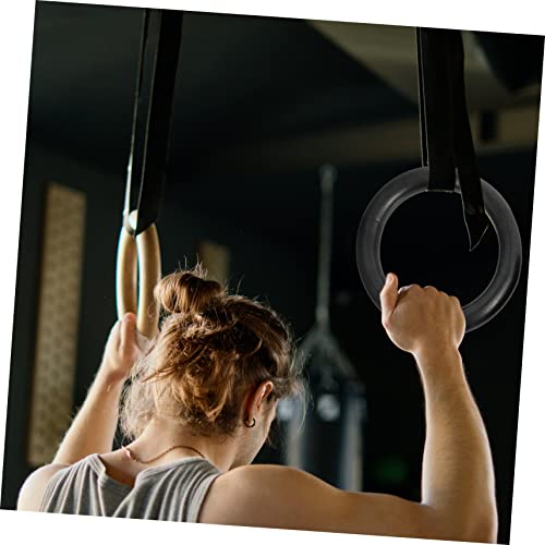 GANAZONO 2pcs Adjustable Gymnastics Rings Set for Home Fitness for Upper Body Strength Training and Calisthenics