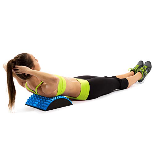 ProsourceFit Arched Back Stretching Spike Orthopedic Traction Device & Lower Lumbar Massage Support