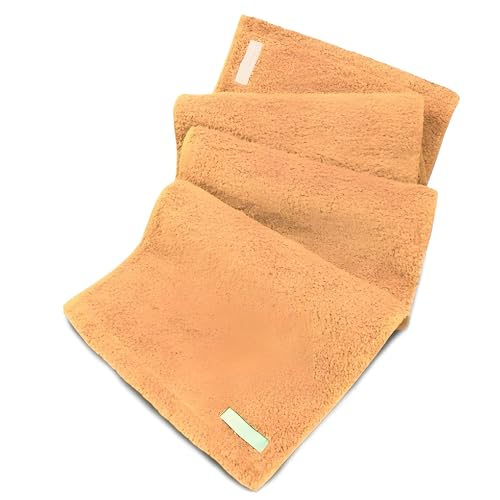Eco Friendly Gym Towel for Working Out - Soft and Absorbent Cotton Exercise Towel - No Synthetic Microfibers or Plastics - Sweat Towel for Gym, Fitness, Sports, Yoga - Hazelnut - 1 Pc - color: Hazelnut