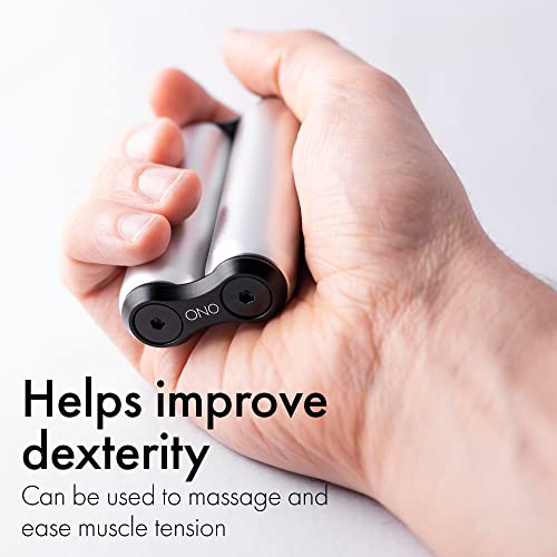 ONO Roller - Handheld Fidget Toy for Adults | Help Relieve Stress, Anxiety, Tension | Promotes Focus, Clarity | Compact, Portable Design (Grey, Full Size - Aluminum) - size: Full Size, style: Aluminum - Grey