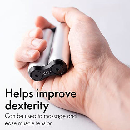 ONO Roller - Handheld Fidget Toy for Adults | Help Relieve Stress, Anxiety, Tension | Promotes Focus, Clarity | Compact, Portable Design (Grey, Full Size - Aluminum) - size: Full Size, style: Aluminum - Grey
