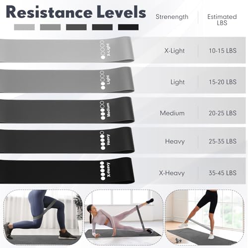 14 Pcs Yoga Kits for Home Workouts Pilates Equipment Set for Women Beginners, Hot Yoga Towel Blocks Strap, Knee Pad, Resistance Loop Exercise Band, Massage Lacrosse Ball, Pilates Ball