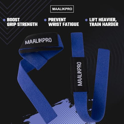 Weight Lifting Straps | Wrist Lifting Strap - color: Dark Blue