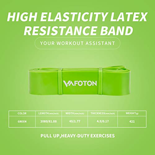 Pull up Assist Band,Latex Resistance Strap Loop for Strength Training,Warm up,Streching,Muscels Building,Home Gym Equipment for Men and Women-Heavy Level