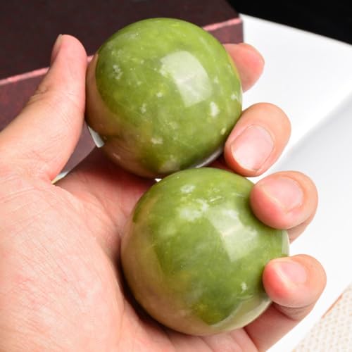 DOITOOL Massage Roller Balls 2pcs Firm Muscle Roller Ball Fitness Tool for Hand and Foot Massage Trigger Point Therapy Myofascial Release Random Color